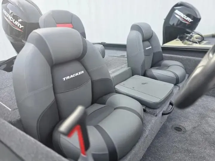 Slide: The Image of Interior of Tracker Pro Team 175 boat, model year 2026. - 13
