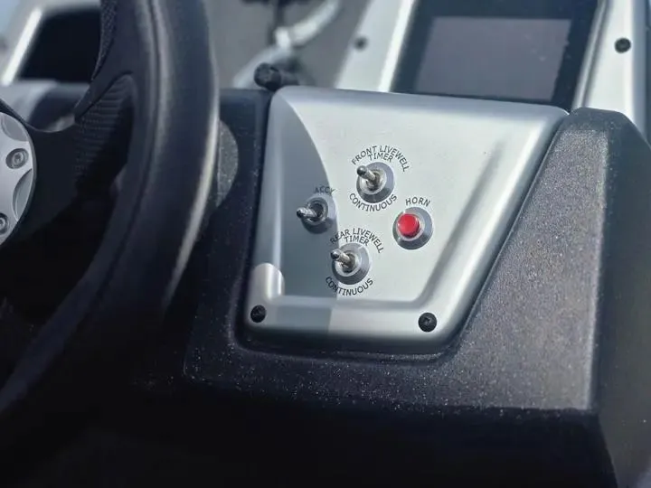 Slide: The Image of Control panel of Tracker Pro Team 175 Crappie Edition 2026. - 14