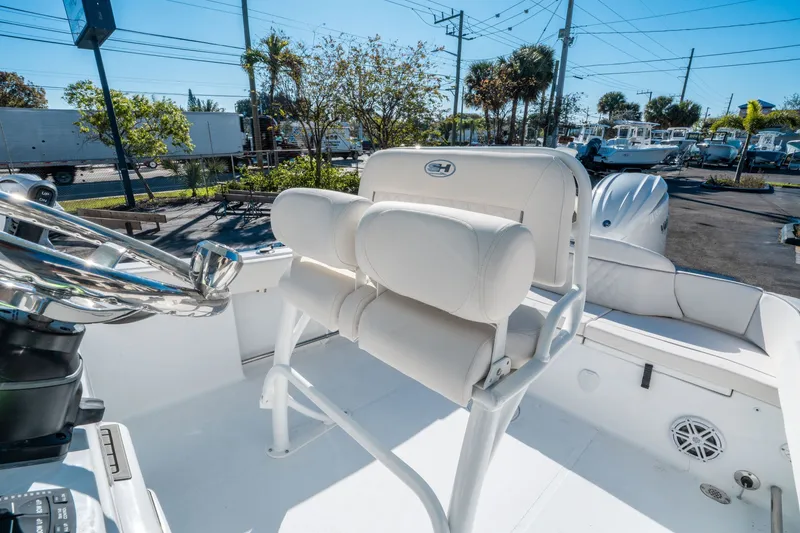 Slide: The Image of Interior of Sea Hunt Ultra 229 boat, model year 2026. - 14