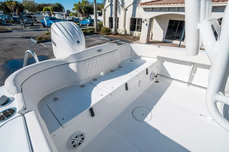 Slide: The Image of Interior of Sea Hunt Ultra 229 boat, year 2026. - 10