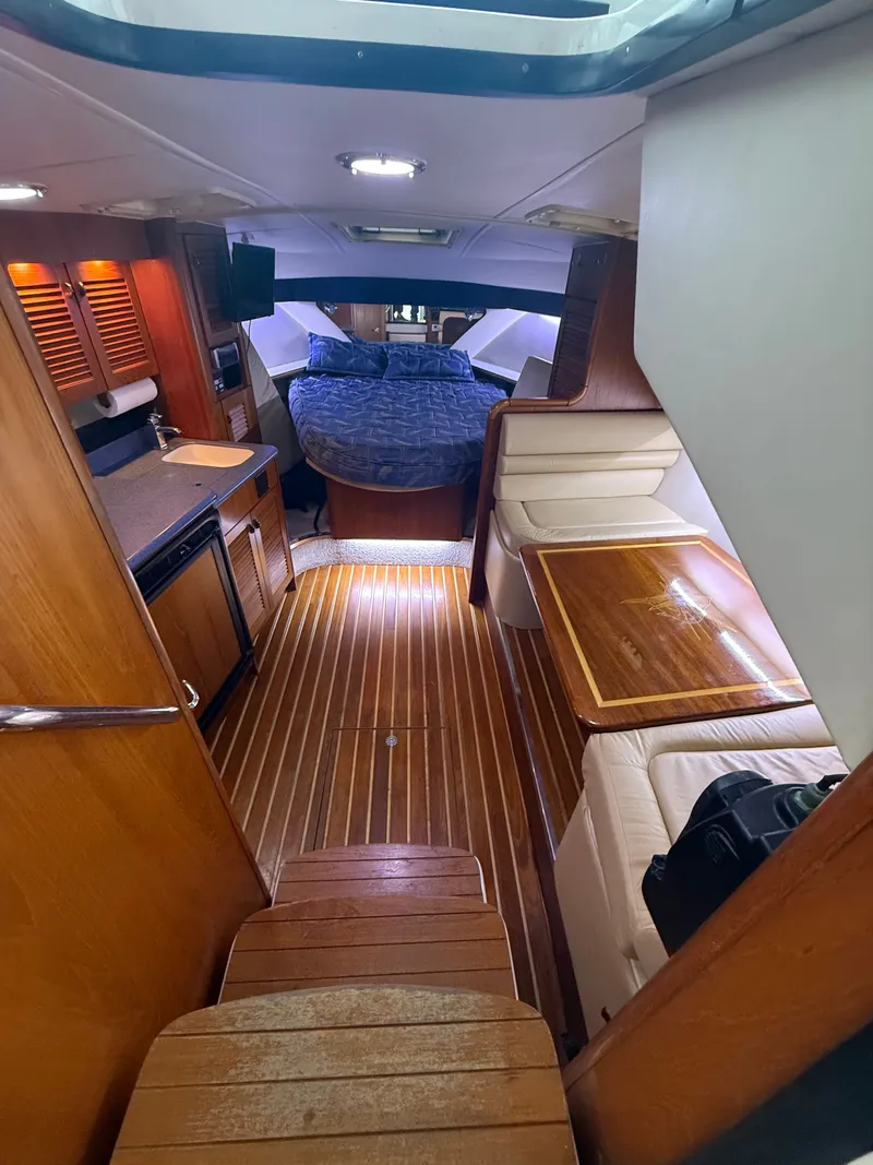 Slide: The Image of Interior of 2003 Pursuit 3400 Express yacht. - 9
