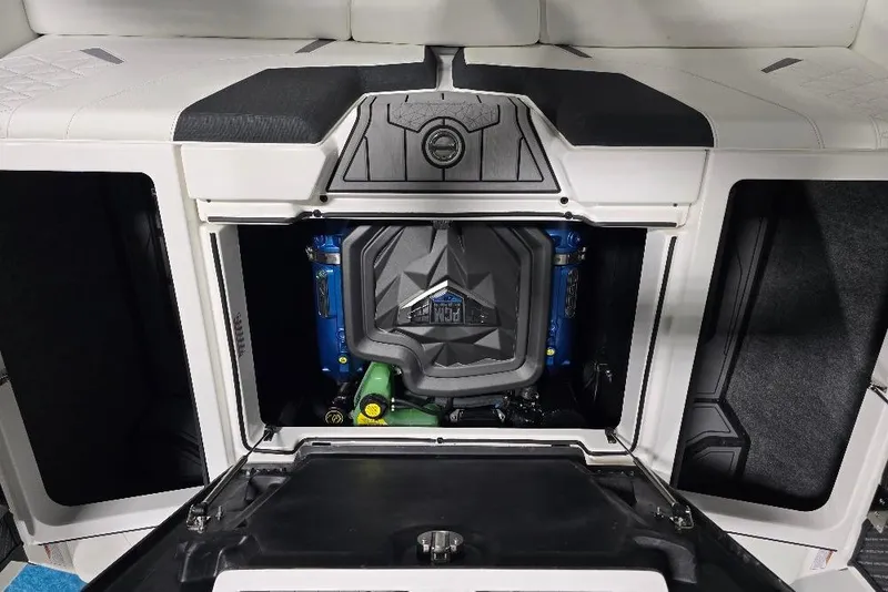 Slide: The Image of 2024 Nautique Super Air Nautique GS20 engine compartment, showcasing modern design and engineering. - 14