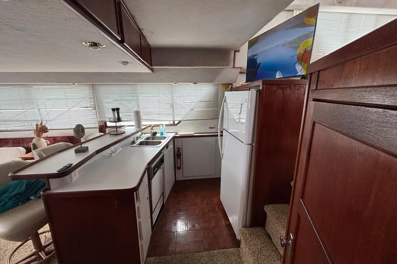 Slide: The Image of 1994 Harbor Master 52 Coastal Cruiser Galley - 19