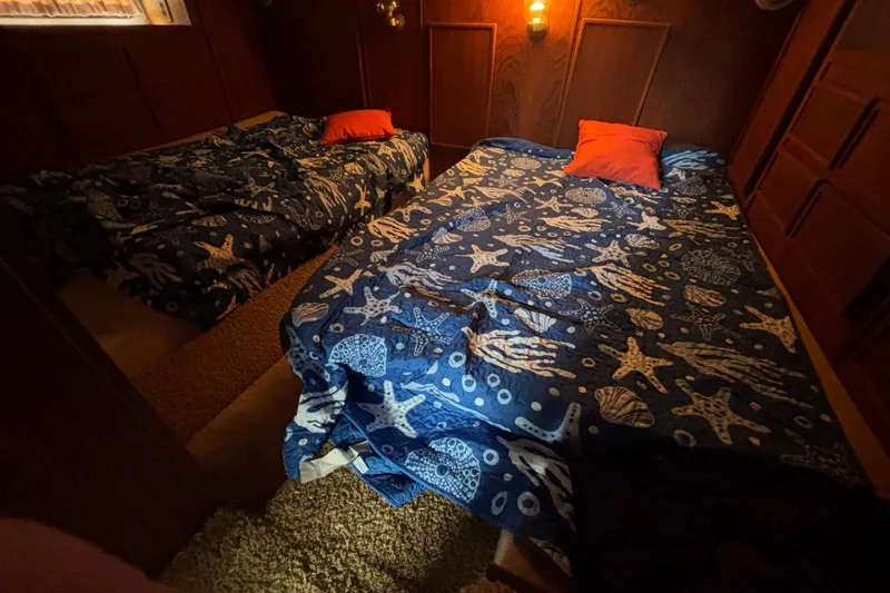 Slide: The Image of 1994 Harbor Master 52 Coastal Cruiser Guest Quarters - 2 Queen Berths - 27