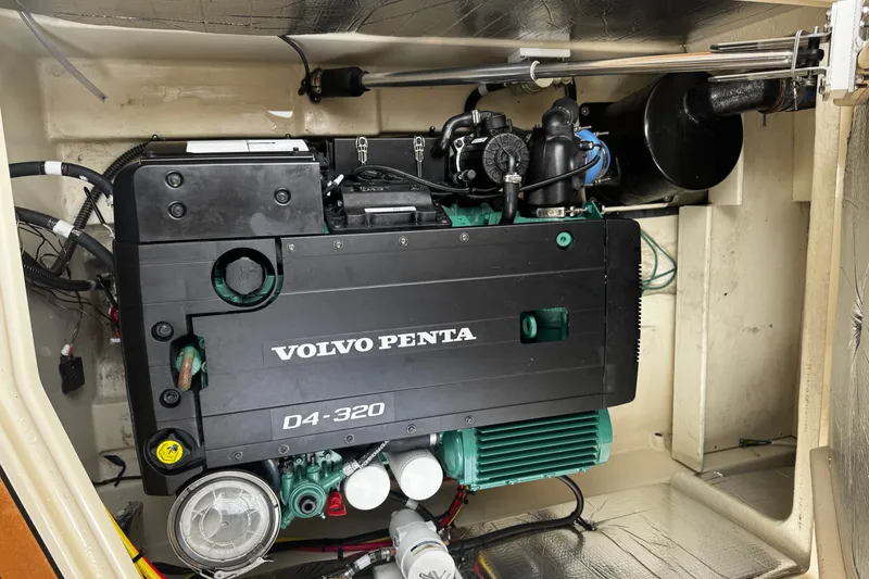 Slide: The Image of Volvo Penta D4-320 engine in 2023 Ranger Tug R-31 CB boat. - 8