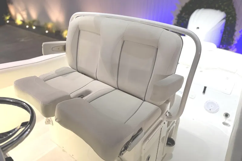 Slide: The Image of Close-up of 2024 Sea Hunt Ultra 239 SE boat seat. - 14