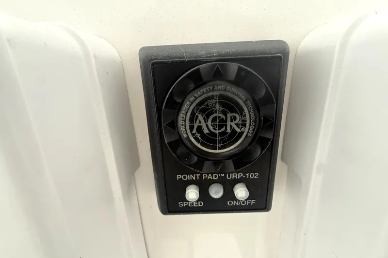 Slide: The Image of Control panel of ACR Point Pad URP-102 on 2004 Luhrs 41 Convertible boat. - 51