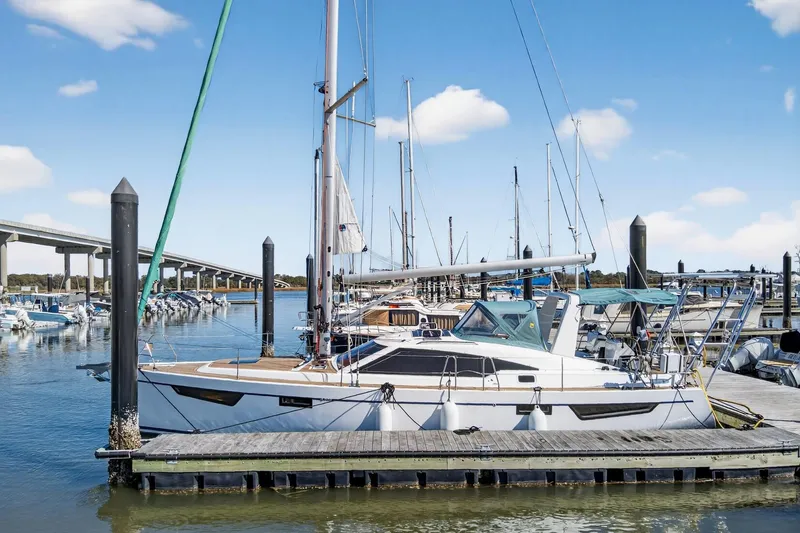 Slide: The Image of Southerly 420 docked - 3