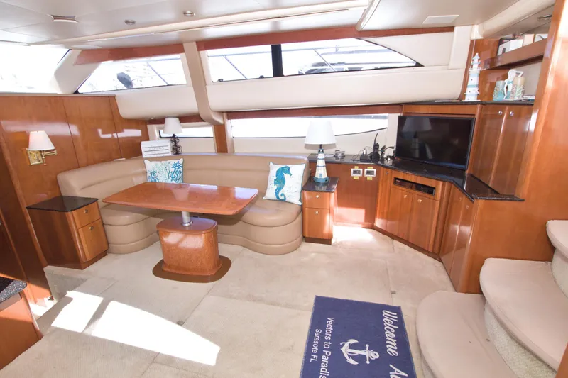 Slide: The Image of Luxurious interior of 2007 Meridian 459 Motoryacht with elegant seating and modern amenities. - 41