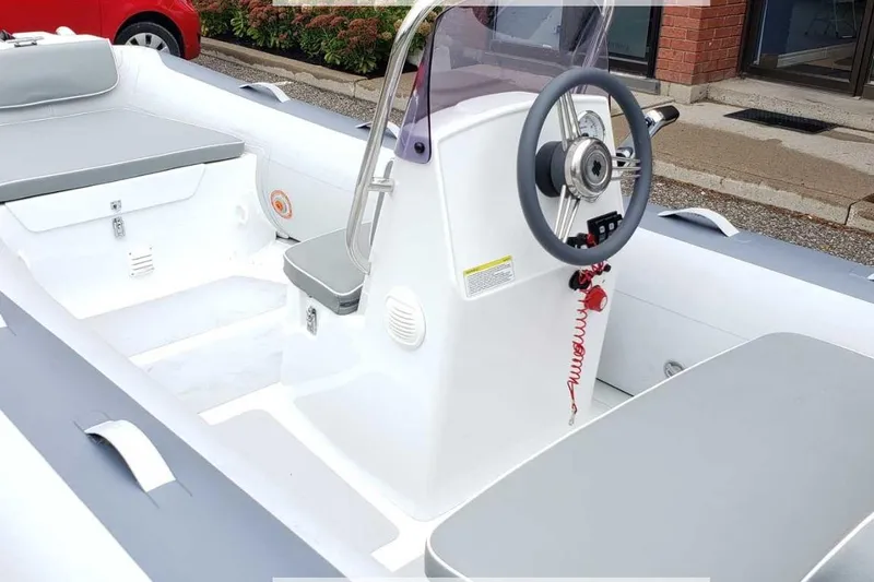 Slide: The Image of Interior view of Gala A400L boat, model year 2025. - 6