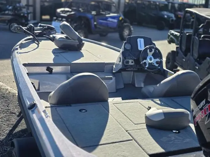 Slide: The Image of Interior view of Nitro Z17 boat, 2026 model, featuring steering console. - 10