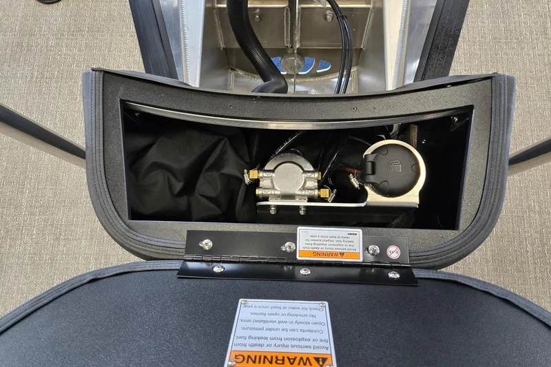 Slide: The Image of Interior view of 2026 Evotti 521QL engine compartment with visible components. - 22