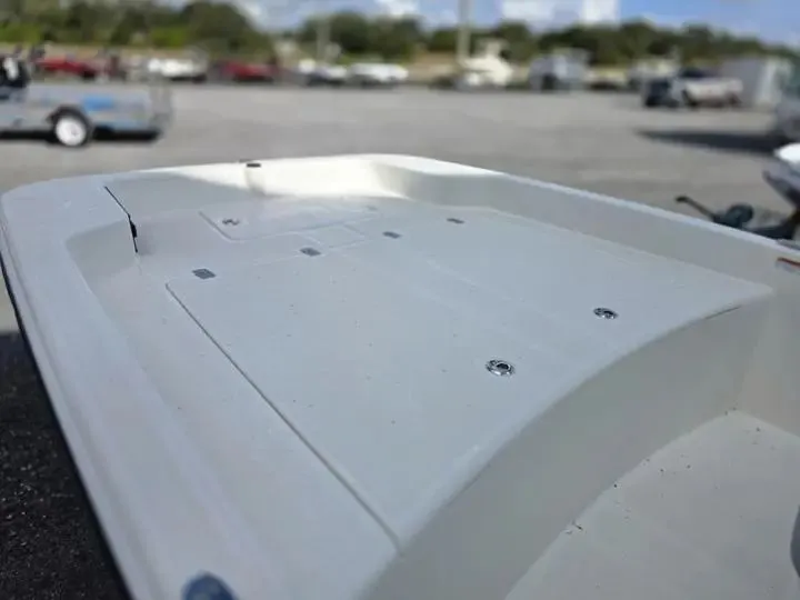 Slide: The Image of Close-up of 2026 Mako Pro Skiff 17 CC boat deck. - 10