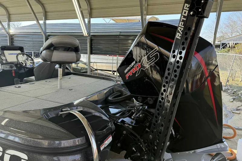 Slide: The Image of 2023 Nitro Z20 Pro boat with Mercury Pro XS engine and Raptor anchor system. - 3