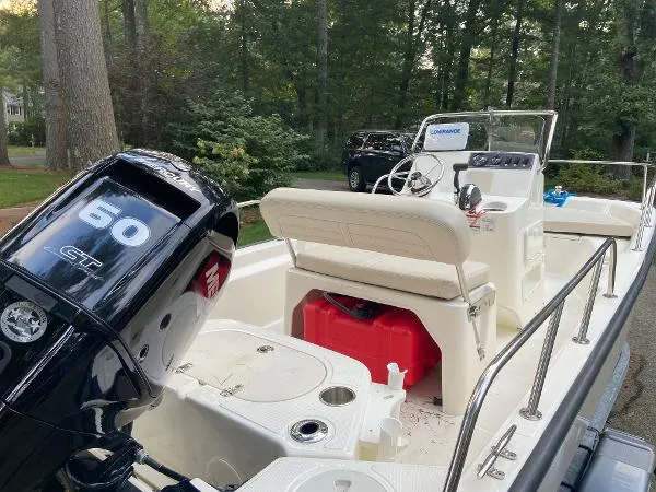 Slide: The Image of Boston Whaler 150 Montauk 2021 - 2