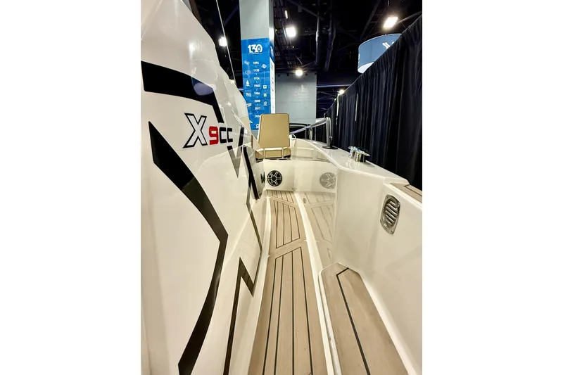 Slide: The Image of 2026 Zodiac X9CC boat interior with sleek design and modern features. - 18