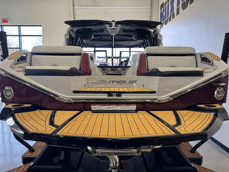 Slide: The Image of Rear view of 2023 Nautique Super Air Nautique G23 Paragon boat. - 8