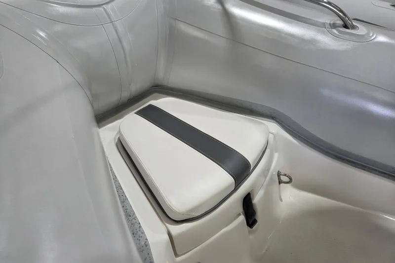 Slide: The Image of 2015 AB Inflatables Oceanus 12 VST interior seating detail, featuring sleek design and comfort. - 13