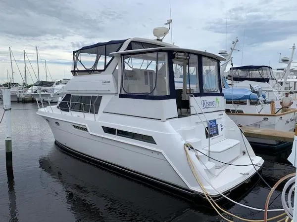 Slide: The Image of Carver Yachts 405 Aft Cabin 1998 - 0