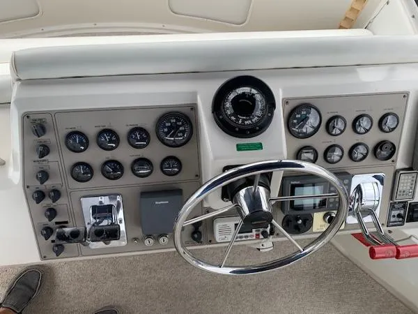 Slide: The Image of Carver Yachts 405 Aft Cabin 1998 - 9
