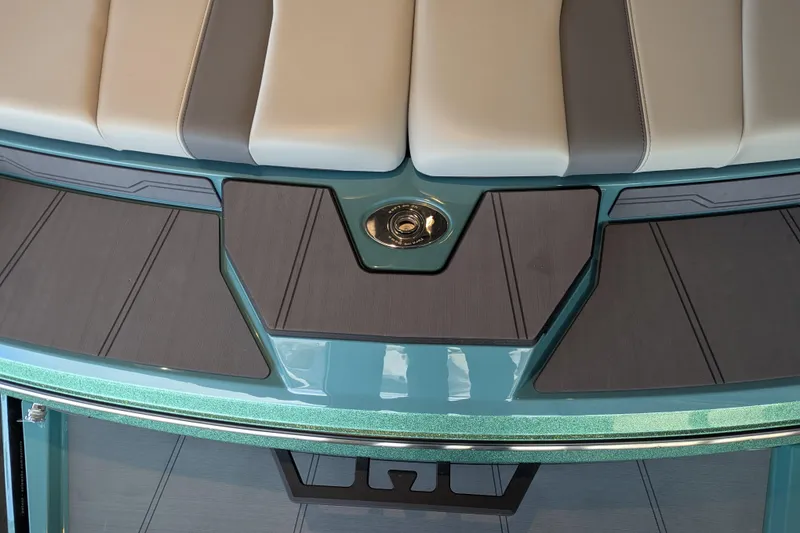 Slide: The Image of 2026 Axis A200 boat interior with sleek seating and modern design elements. - 4