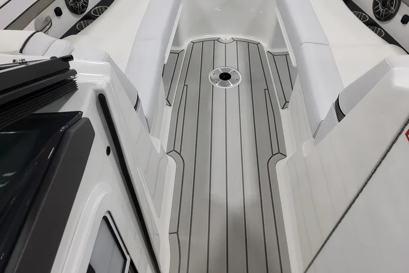 Slide: The Image of 2026 Formula 310 Bowrider OB interior with sleek, modern design and comfortable seating. - 30