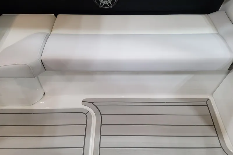 Slide: The Image of 2026 Formula 310 Bowrider OB interior seating and flooring detail. - 67