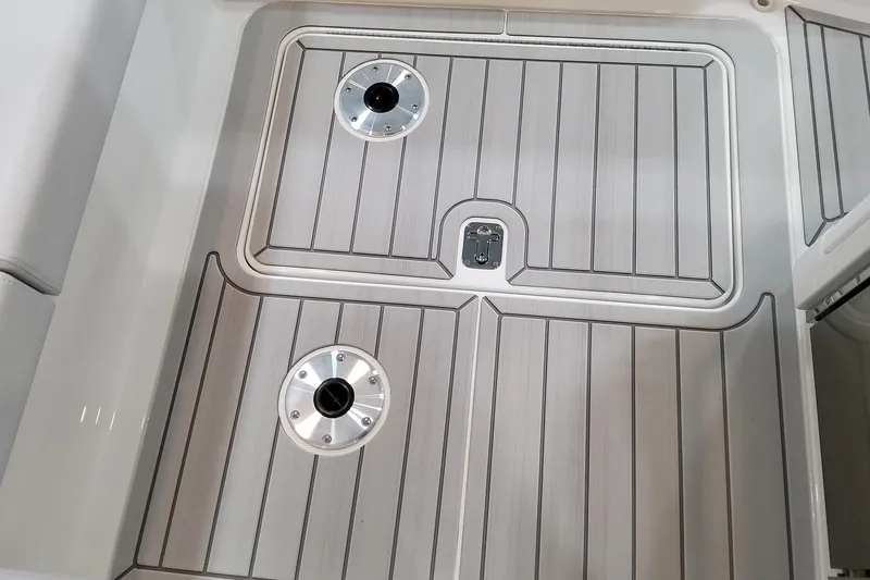 Slide: The Image of 2026 Formula 310 Bowrider OB deck with sleek, modern design and durable materials. - 73