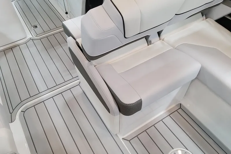 Slide: The Image of 2026 Formula 310 Bowrider OB interior with sleek seating and modern flooring design. - 78