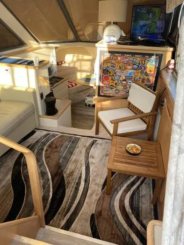 Slide: The Image of Carver Yachts 325 Aft Cabin 1996 - 1