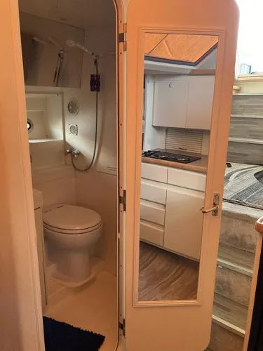 Slide: The Image of Carver Yachts 325 Aft Cabin 1996 - 10