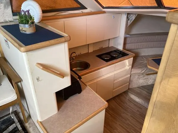 Slide: The Image of Carver Yachts 325 Aft Cabin 1996 - 3