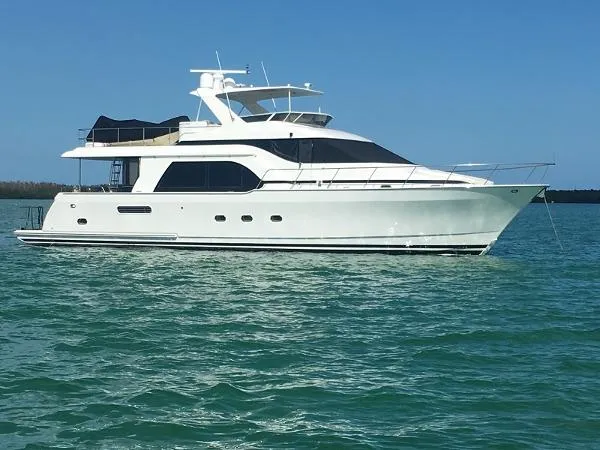Slide: The Image of Queenship 64 Flybridge Motor Yacht 1998 - 1