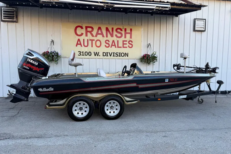 Slide: The Image of 2005 Bass Cat Puma boat with Yamaha engine at Cransh Auto Sales. - 7