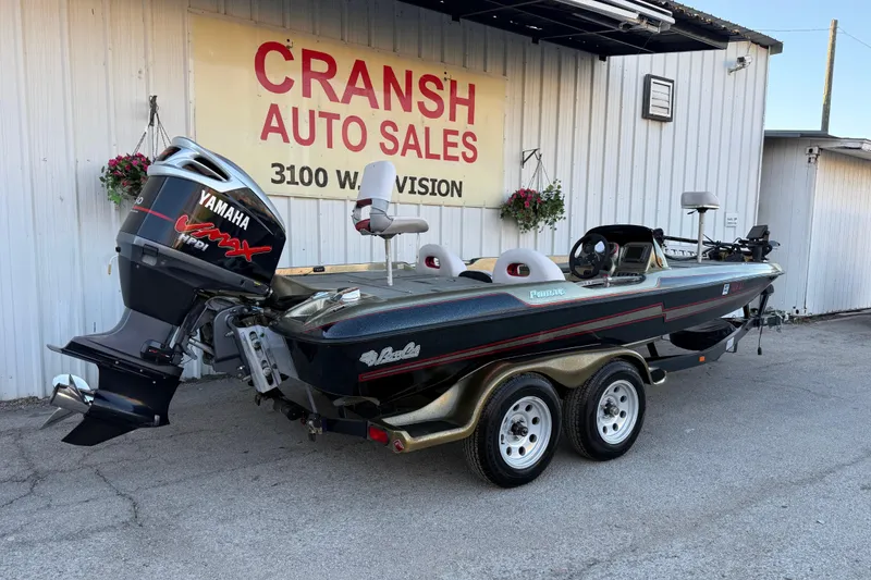 Slide: The Image of 2005 Bass Cat Puma boat with Yamaha engine at Cransh Auto Sales. - 9