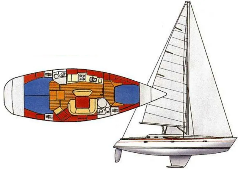 Slide: The Image of Jeanneau Sun Odyssey 45.2 2001 - 1