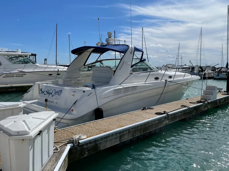Slide: The Image of Sea Ray 400 Sundancer 1997 - 3