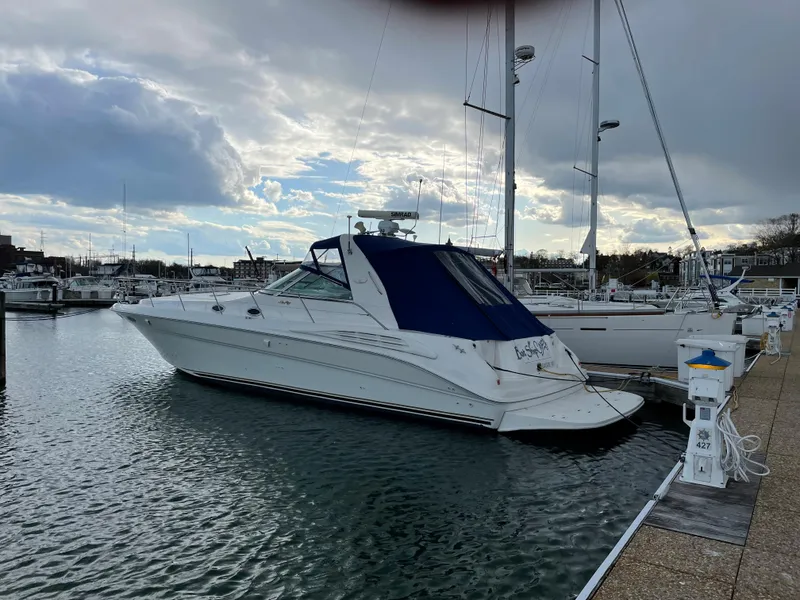 Slide: The Image of Sea Ray 400 Sundancer 1997 - 6