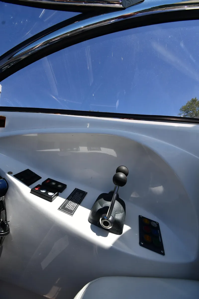 Slide: The Image of Control console of Sunseeker Superhawk 34, year 2000. - 14