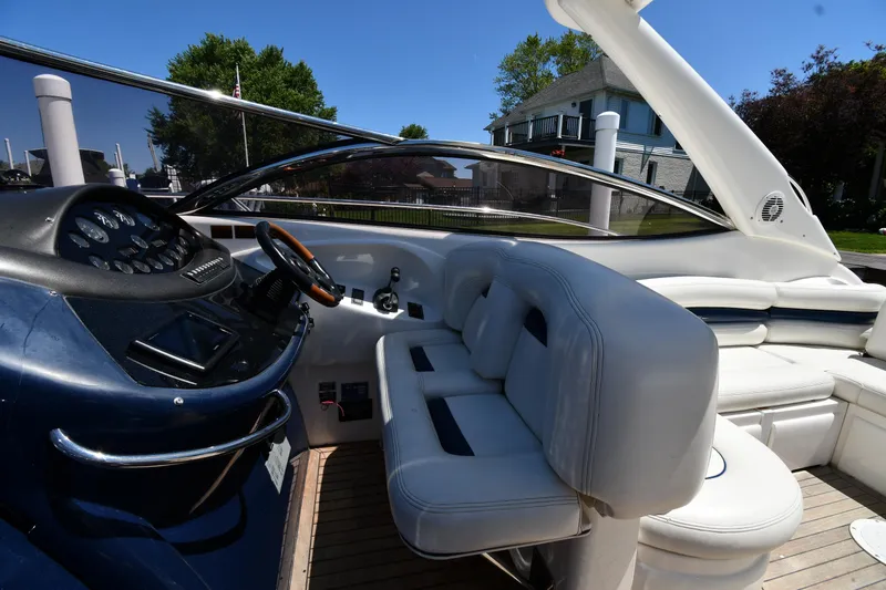 Slide: The Image of Interior of a 2000 Sunseeker Superhawk 34 yacht. - 15