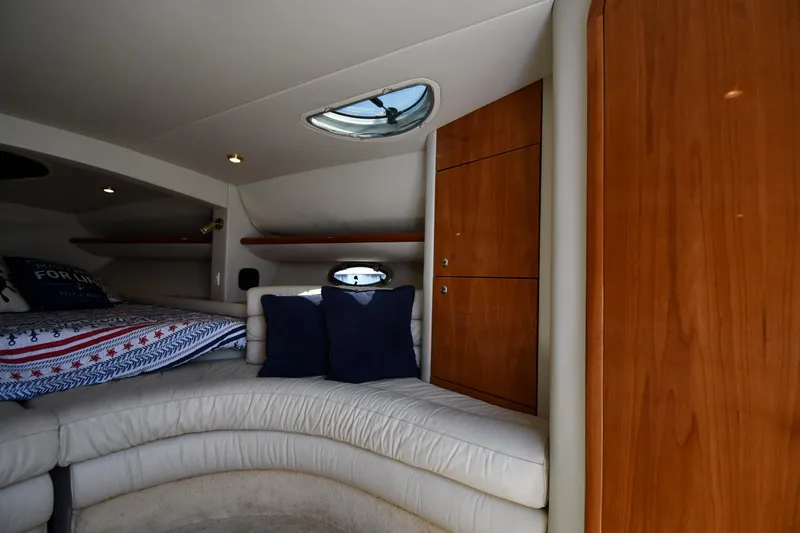 Slide: The Image of Interior of Sunseeker Superhawk 34 yacht, year 2000. - 34
