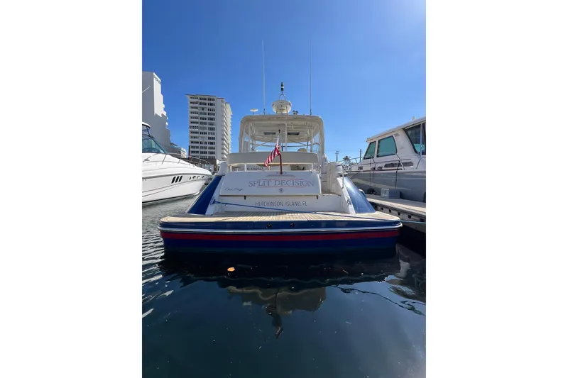 Slide: The Image of 2007 Chris-Craft Roamer 40 yacht docked at Hutchinson Island, Florida. - 5