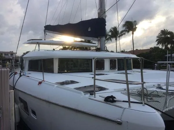 Slide: The Image of Lagoon 420 Owners Version Hybrid Sailing Cat 2008 - 2
