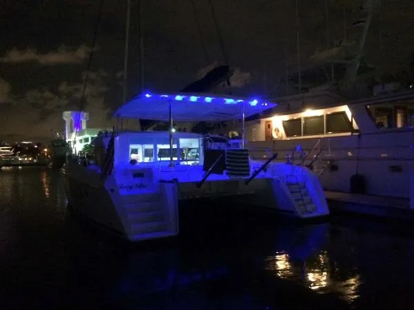 Slide: The Image of Lagoon 420 Owners Version Hybrid Sailing Cat 2008 - 4