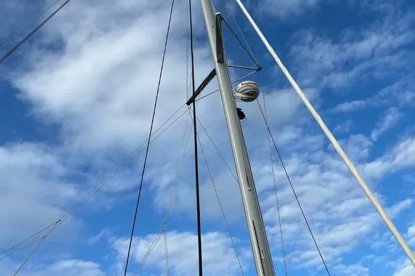 Slide: The Image of Lagoon 420 Owners Version Hybrid Sailing Cat 2008 - 6