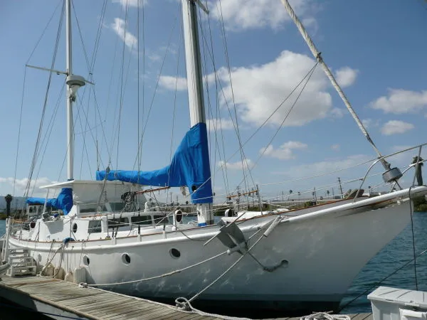 Slide: The Image of Bill Garden Ketch/Cutter Center Cockpit 1969 - 0