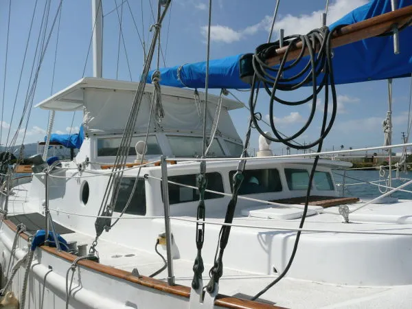 Slide: The Image of Bill Garden Ketch/Cutter Center Cockpit 1969 - 1