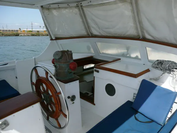 Slide: The Image of Bill Garden Ketch/Cutter Center Cockpit 1969 - 4