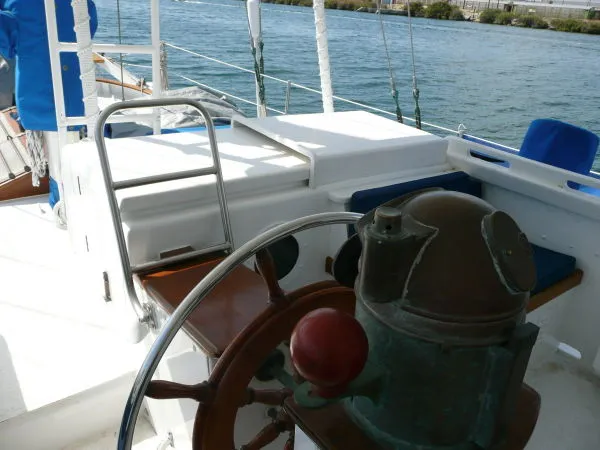 Slide: The Image of Bill Garden Ketch/Cutter Center Cockpit 1969 - 7