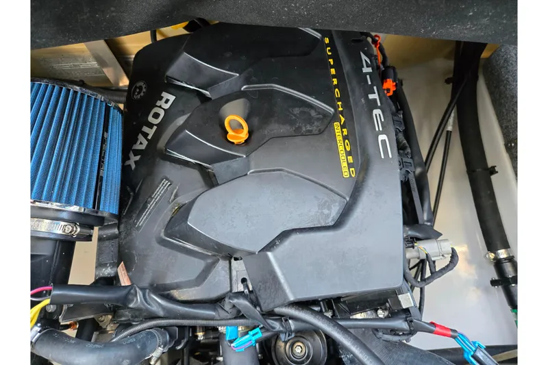 Slide: The Image of 2015 Scarab 165 H.O. Impulse engine, featuring Rotax 4-TEC supercharged intercooler. - 20